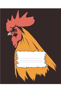 Rooster Design Composition Notebook
