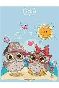 Owls Coloring Book 2