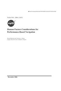 Human Factors Considerations for Performance-Based Navigation