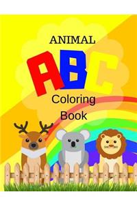 Animal ABC Coloring Book