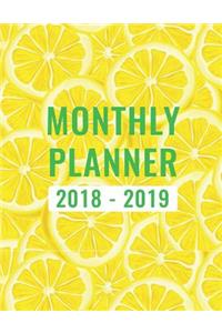 2018 2019 planner monthly plan