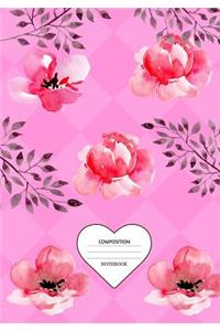 Composition notebook wide ruled line paper 100 pages