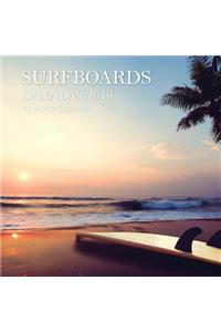 Surfboards Calendar 2019