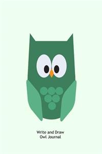 Write And Draw Owl Journal