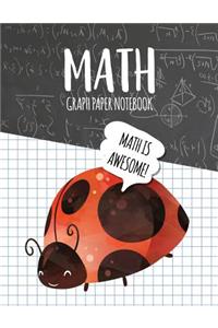 Math Graph Paper Notebook