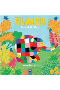 Elmer Wall Calendar 2021 (Art Calendar)