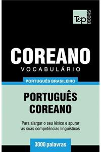 Vocabulário Português Brasileiro-Coreano - 3000 palavras