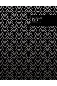 Kalender 2019 Vertikal Schwarz / Black