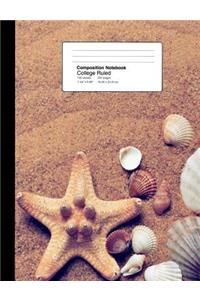Composition Notebook College Ruled 7.44 X 9.69 Inches 100 Sheets / 200 Pages