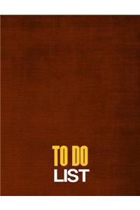 To Do List