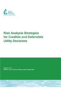 Risk Analysis Strategies for Credible and Defensible Utility Decisions