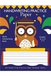 Handwriting Practice Paper
