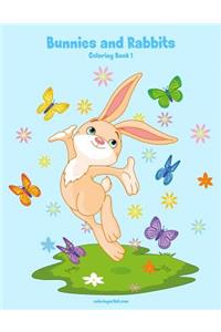Bunnies and Rabbits Coloring Book 1
