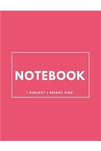 Notebook 1 Subject