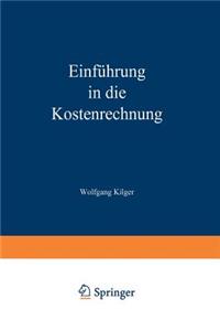 Einführung in Die Kostenrechnung