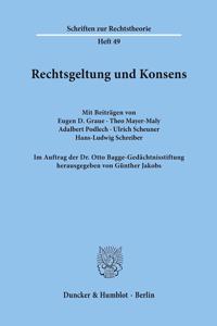 Rechtsgeltung Und Konsens