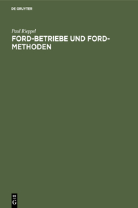 Ford-Betriebe Und Ford-Methoden