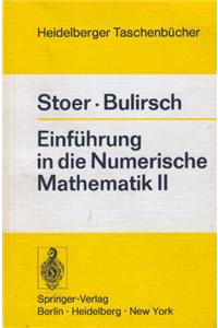Einfahrung in Die Numerische Mathematik II