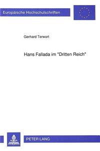 Hans Fallada Im «Dritten Reich»