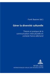 Gerer La Diversite Culturelle