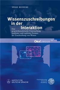 Wissenszuschreibungen in Der Interaktion