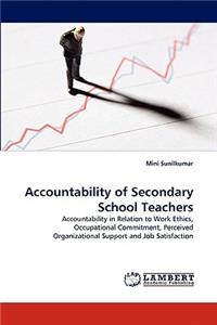 Accountability of Secondary School Teachers