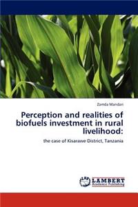 Perception and Realities of Biofuels Investment in Rural Livelihood