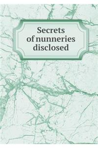 Secrets of nunneries disclosed