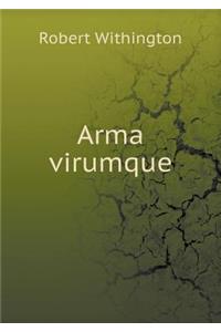 Arma virumque