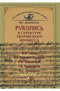 Rukopis V Strukture Tvorcheskogo Protsessa