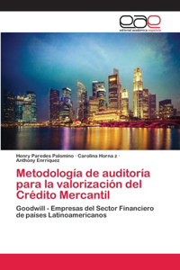 Metodología de auditoría para la valorización del Crédito Mercantil