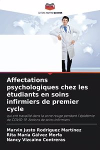 Affectations psychologiques chez les étudiants en soins infirmiers de premier cycle