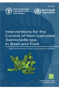 Interventions for the Control of Non-typhoidal Salmonella spp. in Beef and Pork