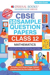 Oswaal CBSE Sample Question Papers Class 12 Mathematics Book (For Board Exams 2024) | 2023-24