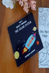 Neil's Quest Through the Solar System: KidPanda Space Board Book For Kids