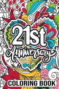 21st Anniversary Coloring Book