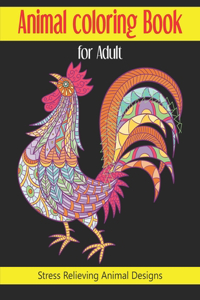 Animal Coloring Book for adult