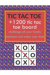 TIC TAC TOE +1200 tic tac toe board