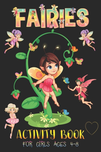 Fairies Activity Book for Girls Ages 4-8