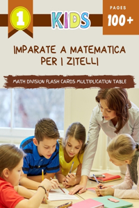 Imparate A Matematica Per I Zitelli Math Division Flash Cards Multiplication Table