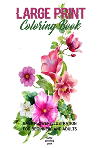 Large Print Coloring Book