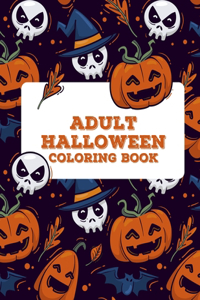 Adult Halloween Coloring Book