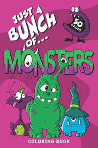 Just A Bunch Of Monsters Coloring Book (US version)