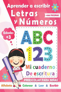 Aprender A Escribir Letras Y Números para NIÑAS