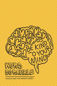 Word Scramble Puzzles Book For Seniors Elderly