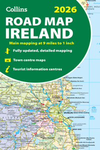 2026 Collins Road Map of Ireland