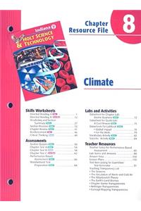 Indiana Holt Science & Technology Chapter 8 Resource File: Climate