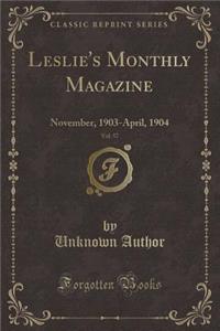 Leslie's Monthly Magazine, Vol. 57