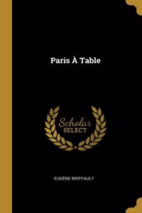 Paris À Table