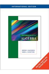 Intermediate Algebra, International Edition